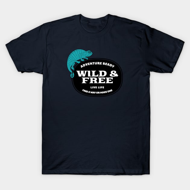 Wild & Free Iguana T-Shirt by Live Life Motivated